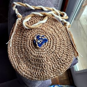 Handcrafted crochet handbag
